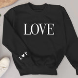 LOVE - Personalisierter Sweater für Paare und Freunde