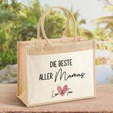 Beste aller Mütter - Personalisierte Tasche für Mama und Oma zum Muttertag