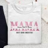 Mama - Personalisierter Sweater für Mama mit Kindernamen