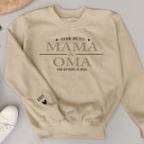 Zwei Titel - Personalisierter Sweater für Mama und Oma