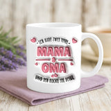 Weiße Tasse mit personalisiertem Spruch und Namen – individuelle Geschenkidee von Love & Faith