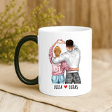 Personalisierte Tasse mit Druck für Paare – Mit Dir – Motiv 8