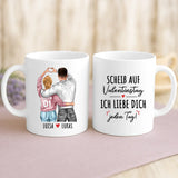 Personalisierte Tasse mit Druck für Paare – Mit Dir