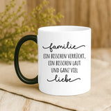 Magische Tasse mit Thermo-Farbwechsel und personalisiertem Namen – witzige Geschenkidee von Love & Faith