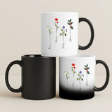 Magische Tasse mit Thermo-Farbwechsel und personalisiertem Namen – witzige Geschenkidee von Love & Faith