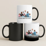 Magische Tasse mit Thermo-Farbwechsel und personalisiertem Namen – witzige Geschenkidee von Love & Faith