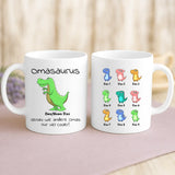 Weiße Tasse mit personalisiertem Spruch und Namen – individuelle Geschenkidee von Love & Faith