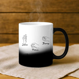 Personalisierte Tasse Blumen für Mama mit Foto für Mama & Papa – Motiv 8