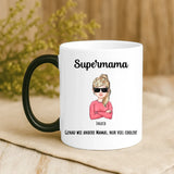 Magische Tasse mit Thermo-Farbwechsel und personalisiertem Namen – witzige Geschenkidee von Love & Faith