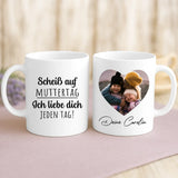 Personalisierte Tasse mit Druck zum Muttertag für Mama