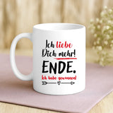 Personalisierte Tasse Gewonnen mit Foto für Paare – Motiv 3