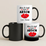 Personalisierte Tasse Manchmal mit Druck für Paare – Motiv 7