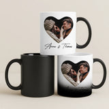 Magische Tasse mit Thermo-Farbwechsel und personalisiertem Namen – witzige Geschenkidee von Love & Faith