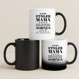 Magische Tasse mit Thermo-Farbwechsel und personalisiertem Namen – witzige Geschenkidee von Love & Faith