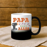 Magische Tasse mit Thermo-Farbwechsel und personalisiertem Namen – witzige Geschenkidee von Love & Faith