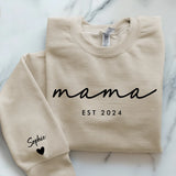 beiger Pullover personalisierbar - gefertigt von Love & Faith