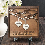 Valentinstag - Paar-Herzaufsteller