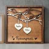 Du & Ich - Paar-Herzaufsteller