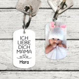 Schlüsselanhänger "Ich liebe dich Mama" Muttertagsgeschenk Idee von Love & Faith personalisiert