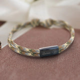 carmouflage Segeltau Armband mit persönlicher Namensgravur von Love & Faith