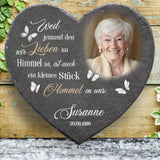 Ein Stückchen Himmel - Familien-Schieferherz