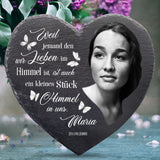 Ein Stückchen Himmel - Familien-Schieferherz