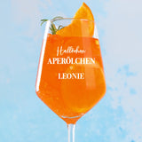 Spritztour - Personalisiertes Glas für deinen Sommer-Drink mit lustigen Sprüchen