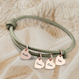 Meine Liebsten - Familien-Lederarmband