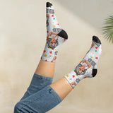 Rente gut, alles gut - Personalisierte Socken für Renter mit Spruch