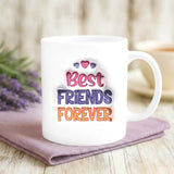 Personalisierte Tasse mit 3D-Look für beste Freunde – Motiv 2