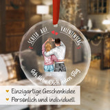 Personalisiertes Ornament zum Valentinstag für Paare Mit Dir – Motiv 4