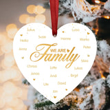 We are Family - Familien-Ornament