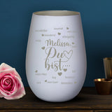 Du bist ... - Paar-Windlicht