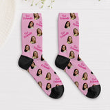Socken mit eigenen Fotos für Freundinnen 35-38 individuell gedruckt von Love & Faith