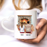 Personalisierte Keramikasse für bis zu 8 Personen individuell gestalten mit Love & Faith