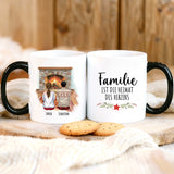 Personalisierte Keramikasse für bis zu 8 Personen individuell gestalten mit Love & Faith