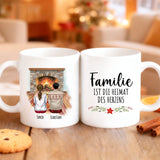 Personalisierte Keramikasse für bis zu 8 Personen individuell gestalten mit Love & Faith