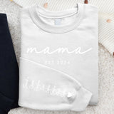 Beste Mama - Personalisierter Premium Sweater für Mama und Oma mit Namen