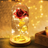 Ewige Rose in Glaskuppel als Valentinstagsgeschenk von Love & Faith