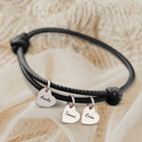 Freunde - Individuelles Lederarmband