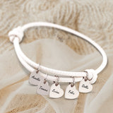 Freunde - Individuelles Lederarmband