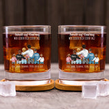 Jeden Tag - Personalisiertes Whiskeyglas mit Clipart für Papa, Mama und die Familie