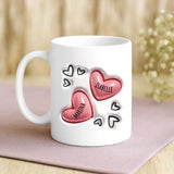 Personalisierte Tasse für Mama und Oma mit 3D Look – Motiv 3