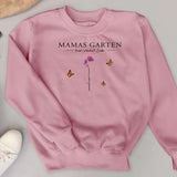 Hier wächst Liebe - Personalisierter Sweater für Mama und Oma mit Geburtsblumen und Namen