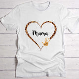 Mama Herz - Eltern-T-Shirt