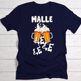 Malle le le le - Personalisiertes T-Shirt für Malle Party