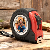 Personalisiertes Maßband mit Foto-Upload und Namen als Foto-Geschenk für Partner von Love & Faith