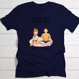navy T-Shirt Brustdruck "Bundesinstitut für Lecker Bierchen" als personalisiertem Spruch als Sommer Geschenkidee von Love & Faith