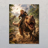 Vergessene Welt - Personalisiertes Poster mit Fantasy Effekt für Dino-Fans