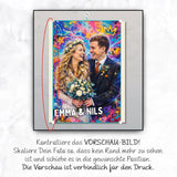 Personalisiertes Poster mit Graffiti-Style für Familie und Paare Urban Family – Motiv 4